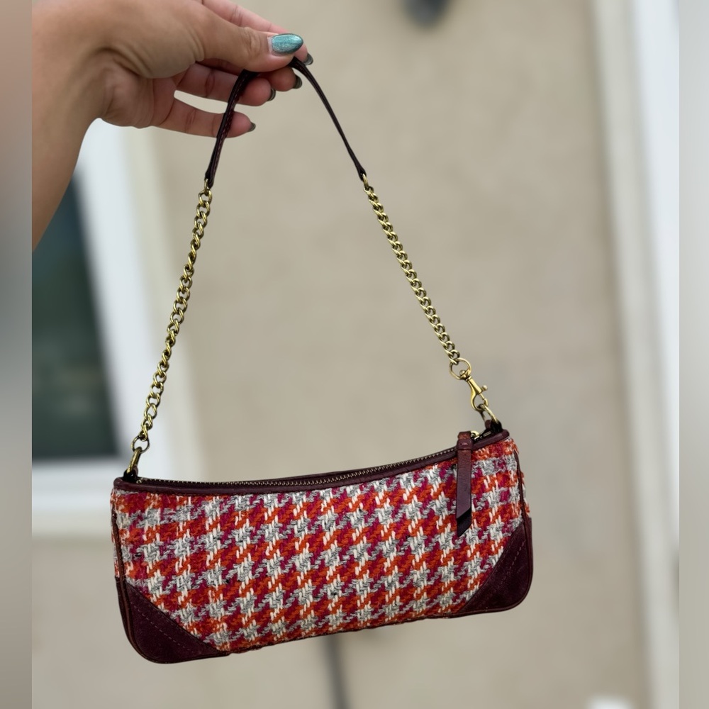 Coach Herringbone Mini Shoulder Bag 8F44